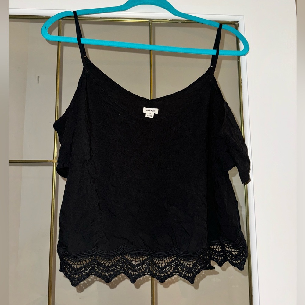 Garage Off the Shoulder Top